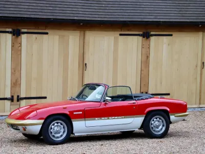 Used Lotus Elan 1972 Red/white Cabriolet