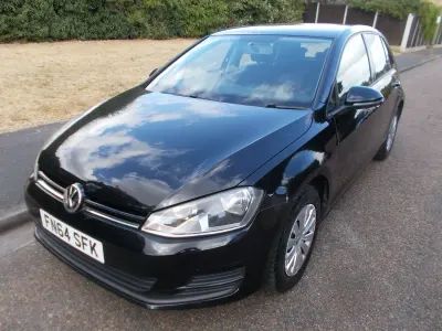 Used VW Golf VII S 105 HP (77 kW) 2014 Black Hatchback