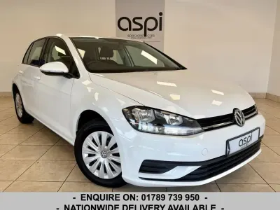 Used VW Golf VII S 125 HP (91 kW) 2017 White Hatchback