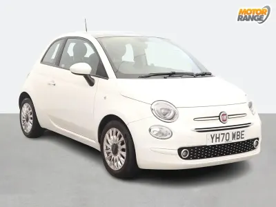 Used Fiat 500 Lounge 70 HP (51 kW) 2020 White Hatchback