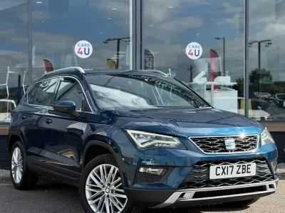 Used Seat Ateca 4Drive 150 HP (110 kW) 2017 Blue SUV