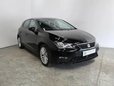 Used Seat Leon SE Dynamic 110 HP (80 kW) 2018 Black Hatchback
