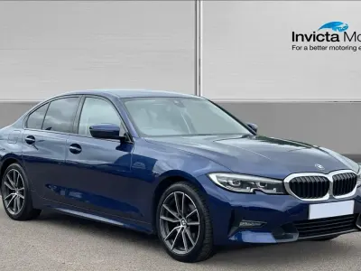 Used BMW 318 Sport Line 150 HP (110 kW) 2020 Blue Sedan