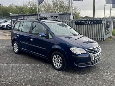 Used VW Touran S 90 HP (66 kW) 2007 Blue MPV