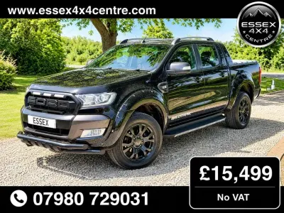 Used Ford Ranger Wildtrack 200 HP (147 kW) 2017 Black Pickup