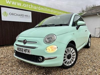 Used Fiat 500 Lounge 69 HP (50 kW) 2018 Green Hatchback