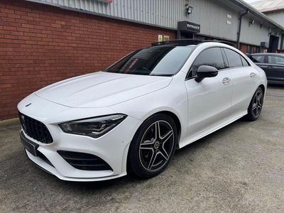 Used Mercedes CLA180 AMG Line Premium Plus 2019 White Sedan