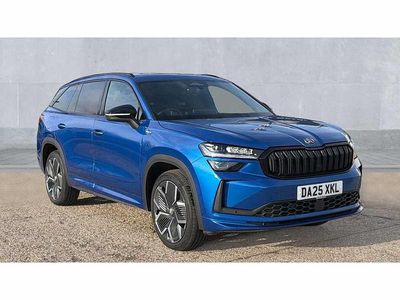 Used Skoda Kodiaq SportLine 110 HP (80 kW) 2025 Race blue metallic SUV