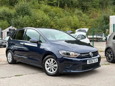Used VW Golf Sportsvan 110 HP (80 kW) 2016 Blue MPV