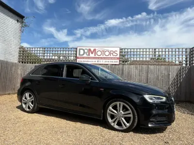 Used Audi A3 Sportback S-Line 116 HP (85 kW) 2018 Black Hatchback