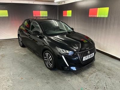 Used Peugeot 208 Allure 100 HP (73 kW) 2021 Black Hatchback