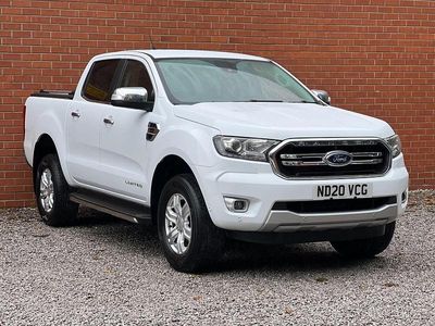 White Used 2020 Ford Ranger Limited Pickup | £17,495 (Fair price)