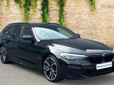 Used BMW 530 M Sport 286 HP (210 kW) 2021 Black Estate