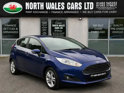 Used Ford Fiesta Zetec 2014 Blue Hatchback