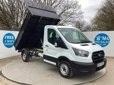 Used Ford Transit S 130 HP (95 kW) 2022 White Cabriolet