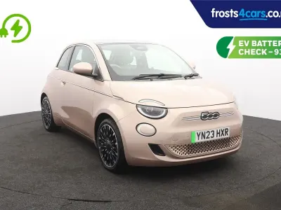Used Fiat 500e La Prima 86 kW (118 HP) 2023 Gold Hatchback
