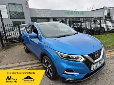 Used Nissan Qashqai Tekna 115 HP (84 kW) 2018 Blue SUV