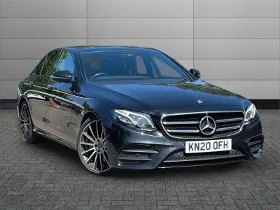 Used Mercedes E300 AMG line 241 HP (177 kW) 2020 Black Sedan