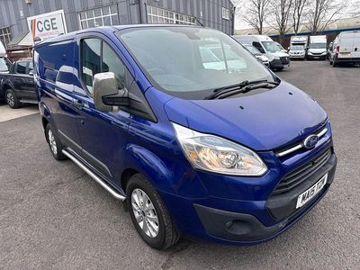 Blue Used 2015 Ford Transit Custom Trend Van | £5,750 (Expensive)