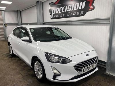 White Used 2019 Ford Focus Titanium Hatchback | £11,495 (Fair price)