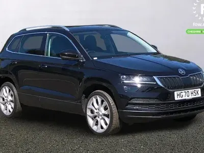 Begagnad Skoda Karoq SE L 150 HK (110 kW) 2021 Svart SUV