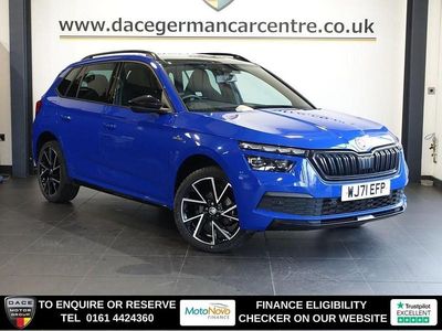 Used Skoda Kamiq Monte Carlo 110 HP (80 kW) 2022 Blue SUV