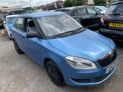 Used Skoda Fabia 2014 Blue Hatchback