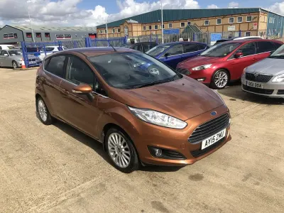 Used Ford Fiesta Titanium 2015 Bronze Hatchback