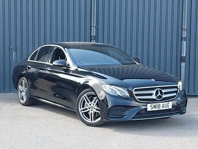 Begagnad Mercedes E220 AMG Line Premium 194 HK (142 kW) 2018 Svart Sedan