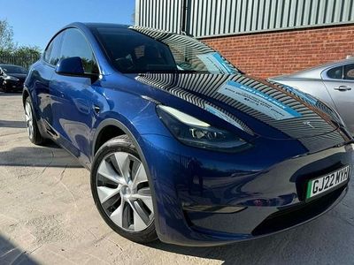 Used Tesla Model Y Long Range AWD 85 kW (116 HP) 2022 Blue SUV