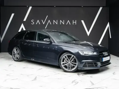 Used Audi A6 Black Edition 272 HP (200 kW) 2018 Blue Estate