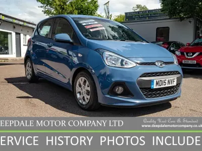 Used Hyundai i10 SE 87 HP (63 kW) 2015 Blue Hatchback
