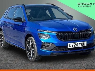 Used Skoda Kamiq Monte Carlo 85 HP (62 kW) 2024 Race blue metallic SUV