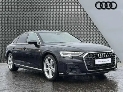 Used Audi A8L S-Line 286 HP (210 kW) 2023 Black Sedan