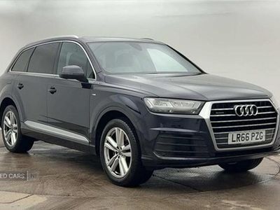Blue Used 2016 Audi Q7 S-Line SUV | £18,995 (A bit pricey)