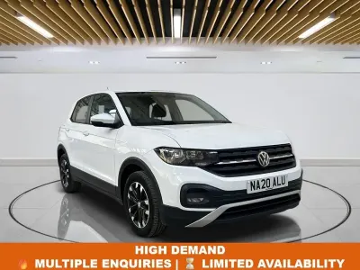 Used VW T-Cross S 95 HP (69 kW) 2020 White SUV