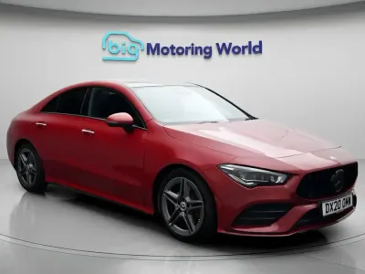 Used Mercedes CLA200 AMG line 163 HP (119 kW) 2020 Red Coupe