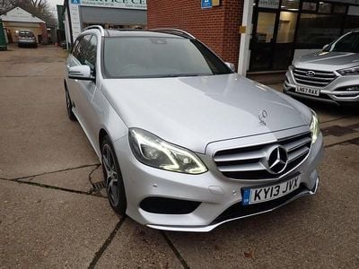 Silver Used 2013 Mercedes E350 AMG Estate | £8,690 (Fair price)
