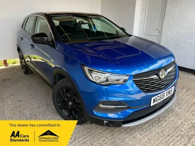 Used Vauxhall Grandland X Sport 130 HP (95 kW) 2019 Blue SUV