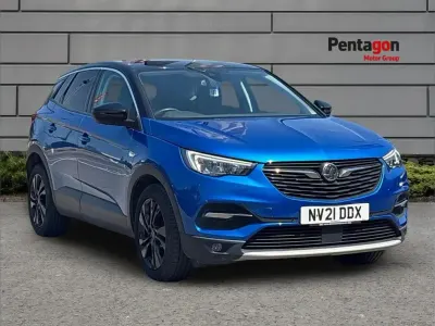 Used Vauxhall Grandland X SRi 130 HP (95 kW) 2021 Blue SUV