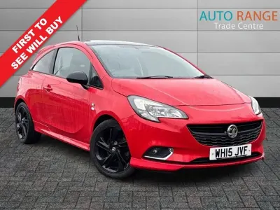 Begagnad Vauxhall Corsa Edition 115 HK (84 kW) 2015 Röd Halvkombi