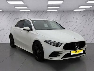 Used Mercedes A180 AMG line 136 HP (100 kW) 2020 White Hatchback