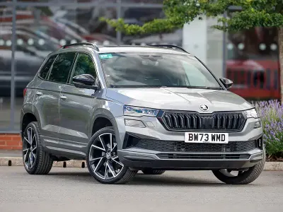 Used Skoda Karoq SportLine 150 HP (110 kW) 2024 Grey SUV