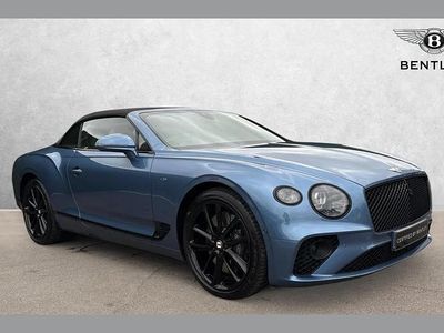 Used Bentley Continental GT Convertible 542 HP (398 kW) 2020 Blue Cabriolet