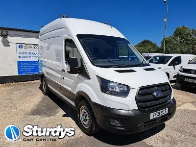 Used Ford Transit 130 HP (95 kW) 2021 White Van