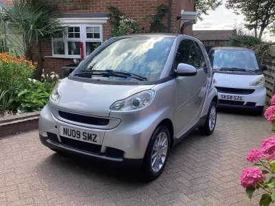 Used Smart ForTwo Coupé Passion 84 HP (61 kW) 2009 Silver Coupe