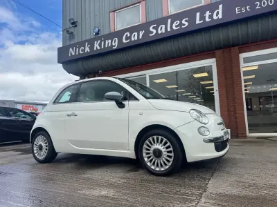Käytetty Fiat 500 Lounge 69 HP (50 kW) 2013 Valkoinen Viistoperä