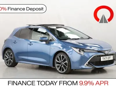 Used Toyota Corolla 184 HP (135 kW) 2021 Blue Hatchback