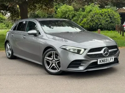 Begagnad Mercedes A150 AMG line 150 HK (110 kW) 2020 Grå Halvkombi