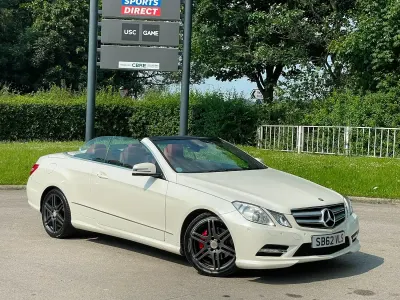 Used Mercedes E250 2012 White Cabriolet
